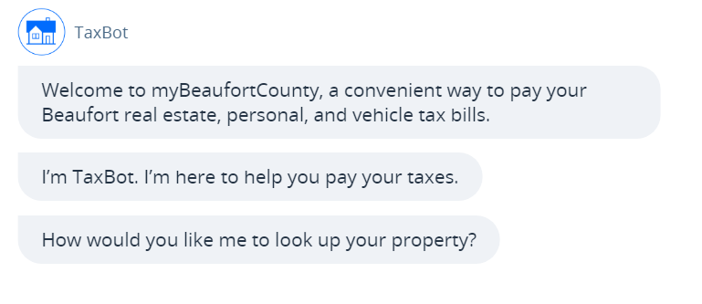 TaxBot - myBeaufortCounty - Beaufort County, South Carolina