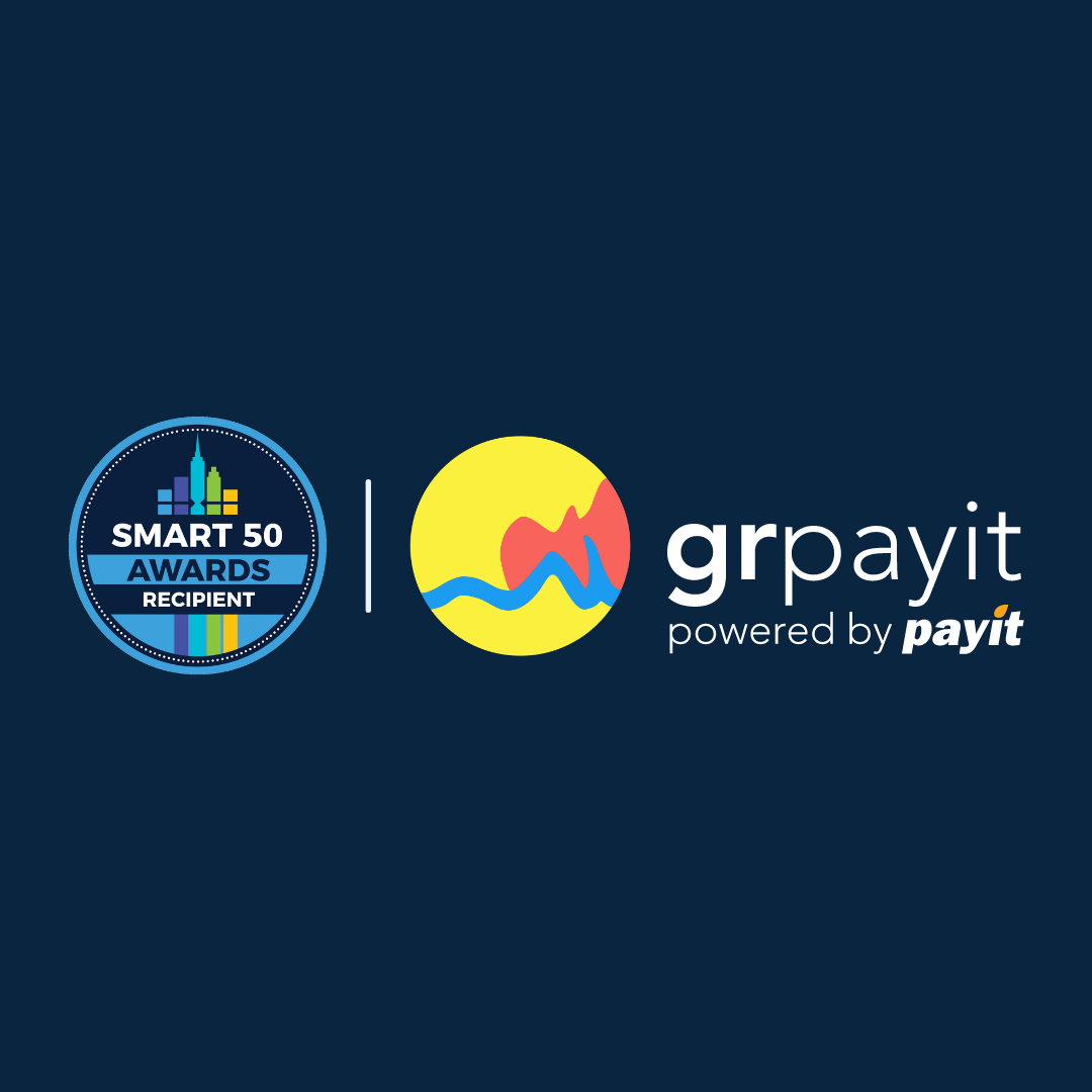 GR PayIt and Smart Cities logos