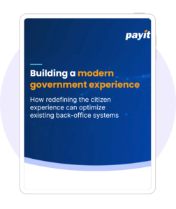 Cover image of Modern government whitepaper by PayIt