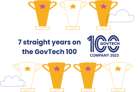 7 years on the GovTech 100 list.