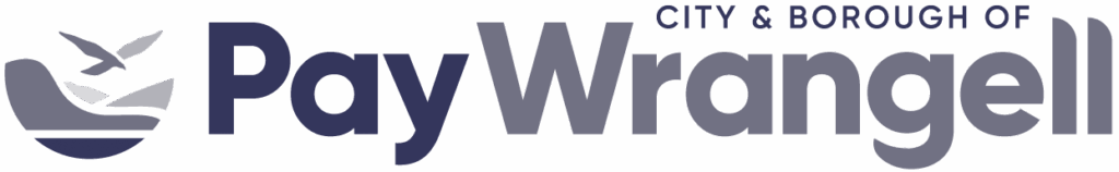 Logo for PayWrangell, the payment service of the City & Borough of Wrangell, AK