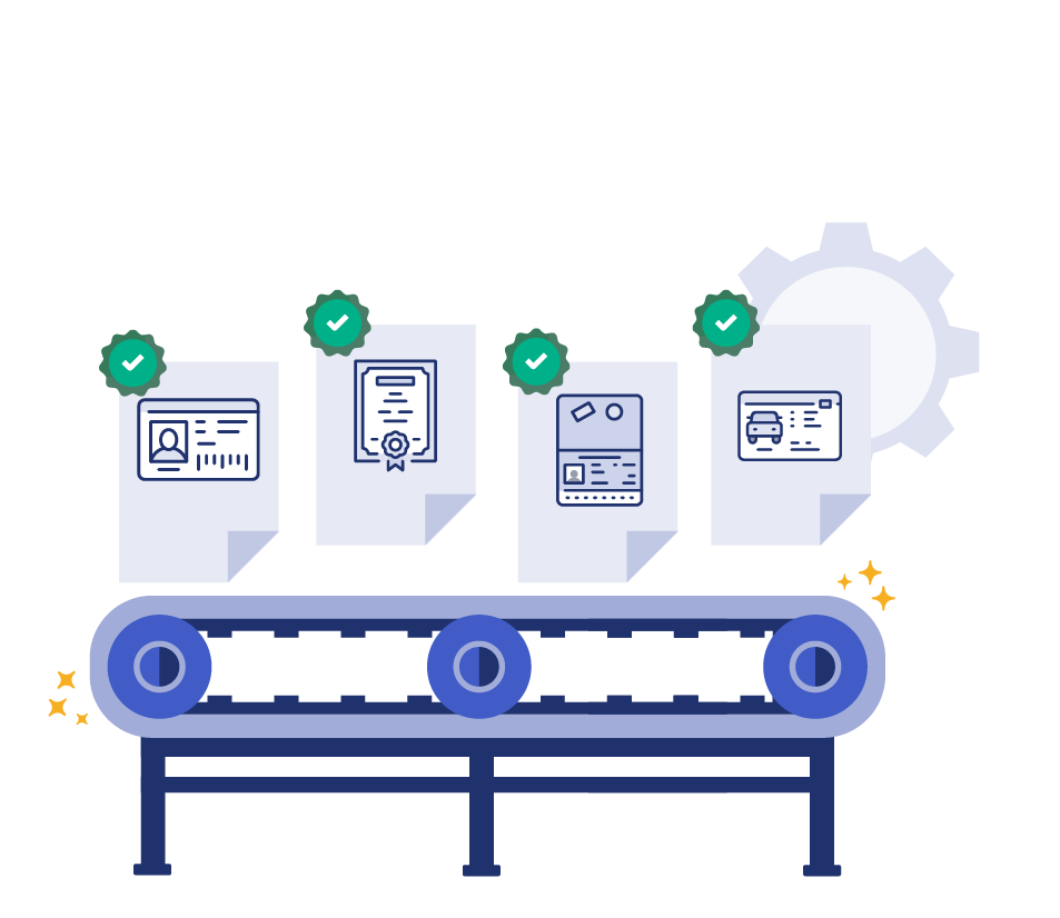 AI document verification automates digital document submission and reviews.