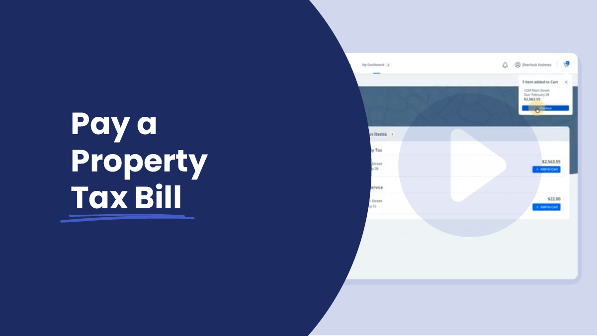Pay a Property Tax Bill