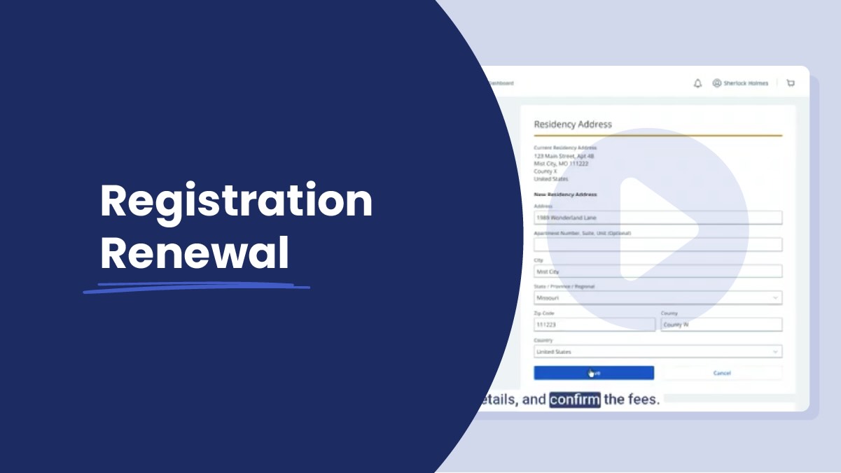 Registration Renewal