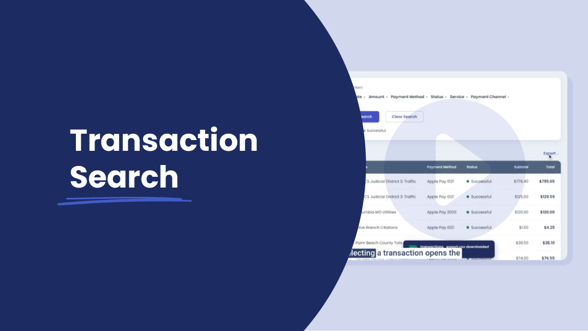 Transaction Search