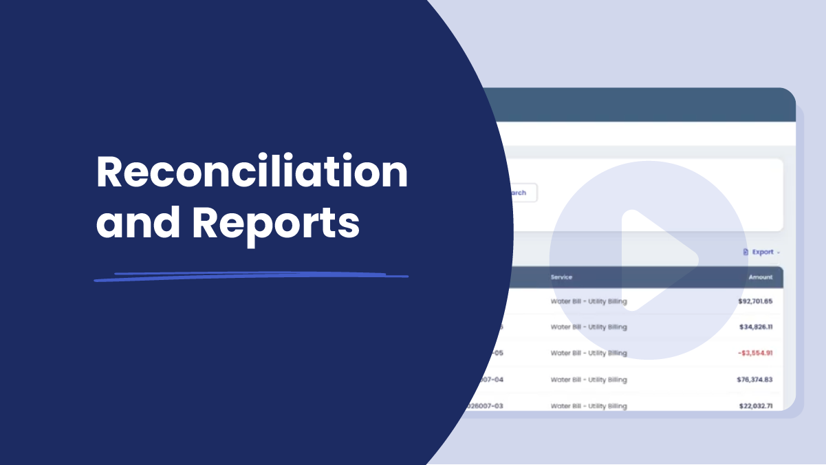 Reconciliation & Reports