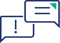 Two speech bubbles icon.